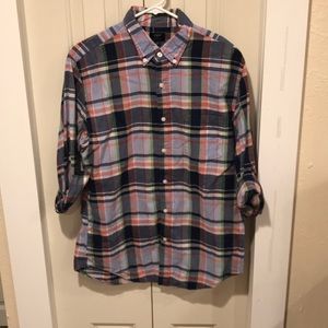 J. Crew plaid button down